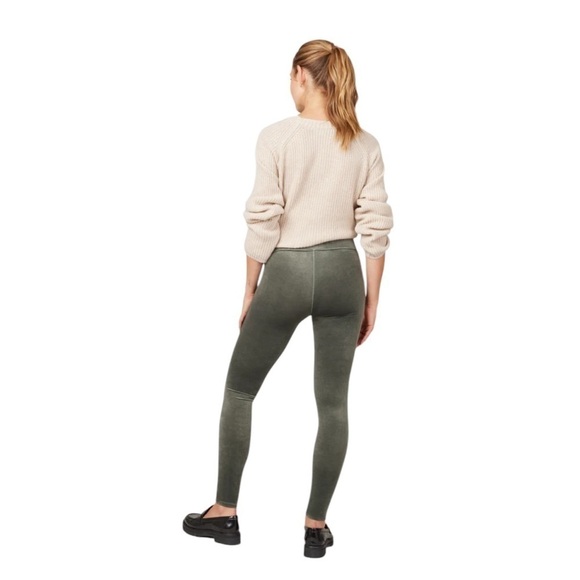 SPANX green velvet leggings - Picture 6 of 8